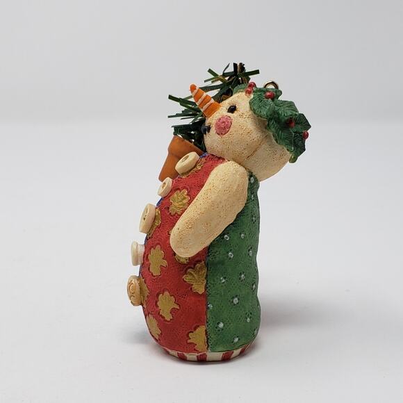 2000 hallmark snow girl Handcrafted Keepsake Holiday Christmas ornament - Picture 4 of 6